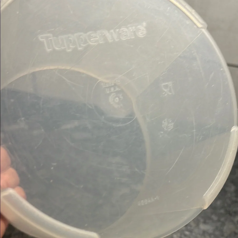 Tupperware Freeze Mate Ice Cream Saver. Blue and Clear. Very good condition
